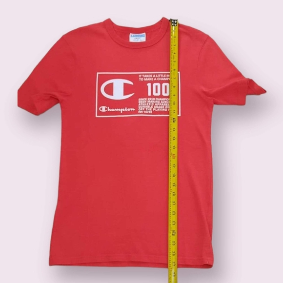 Champion t-shirt.size S,Color Red - Picture 4 of 5